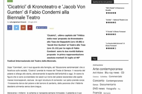 Nonsolocinema - Kronoteatro e Condemi